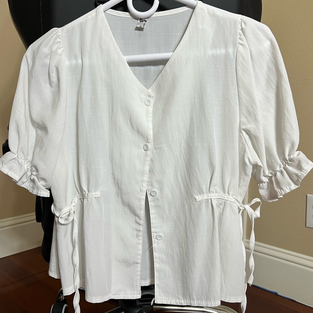 Asian, Size S, white